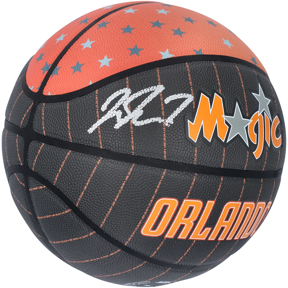 Jalen Suggs Orlando Magic Autographed Wilson City Edition Collectors Basketball