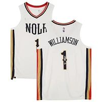 Zion Williamson White New Orleans Pelicans Autographed Nike 2021-22 Mixtape Swingman Jersey