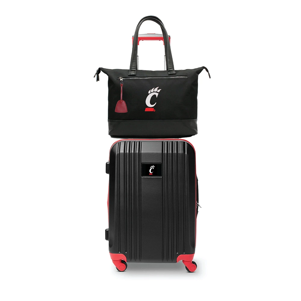 MOJO Cincinnati Bearcats Premium Laptop Tote Bag and Luggage Set