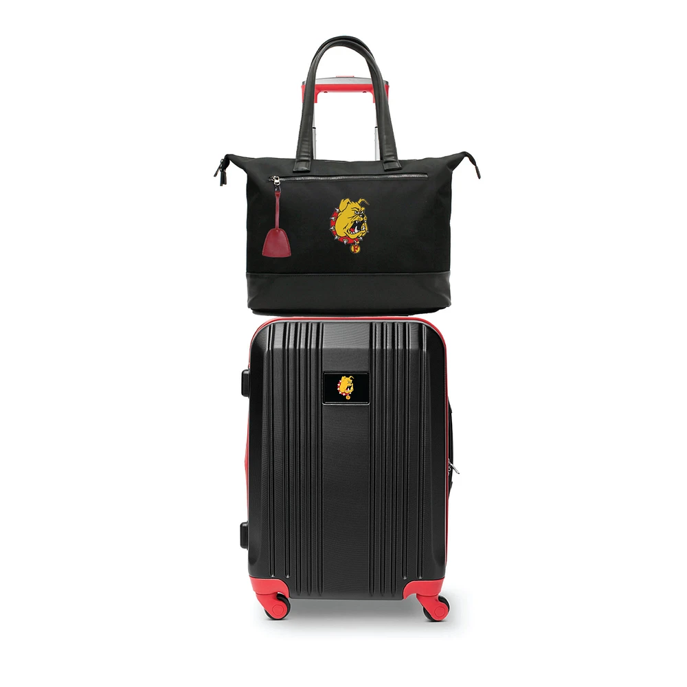 MOJO Ferris State Bulldogs Premium Laptop Tote Bag and Luggage Set