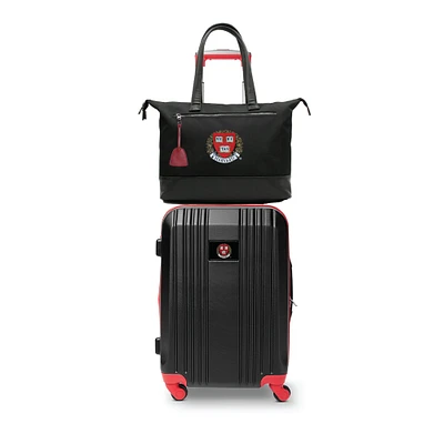 MOJO Harvard Crimson Premium Laptop Tote Bag and Luggage Set