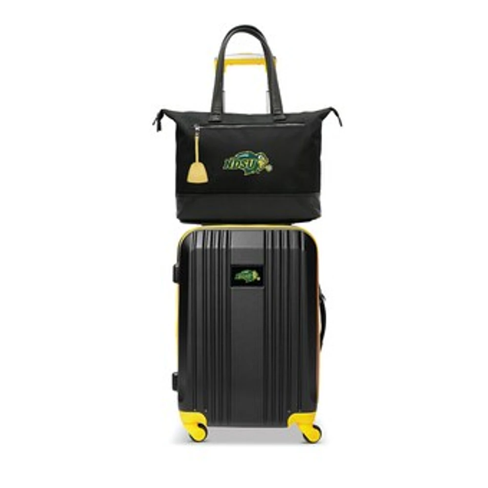MOJO NDSU Bison Premium Laptop Tote Bag and Luggage Set