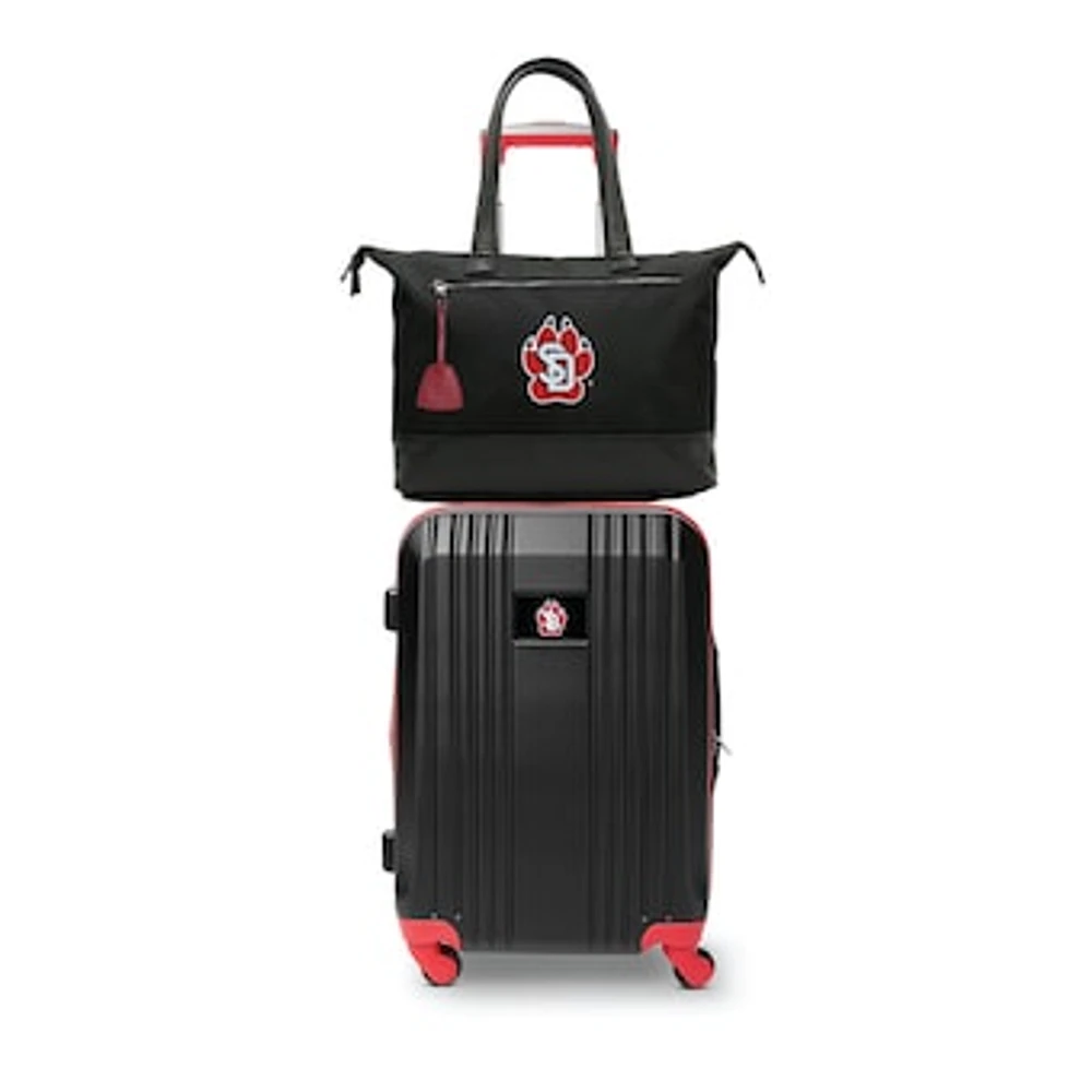 MOJO South Dakota Coyotes Premium Laptop Tote Bag and Luggage Set