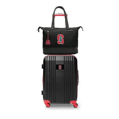 MOJO Stanford Cardinal Premium Laptop Tote Bag and Luggage Set