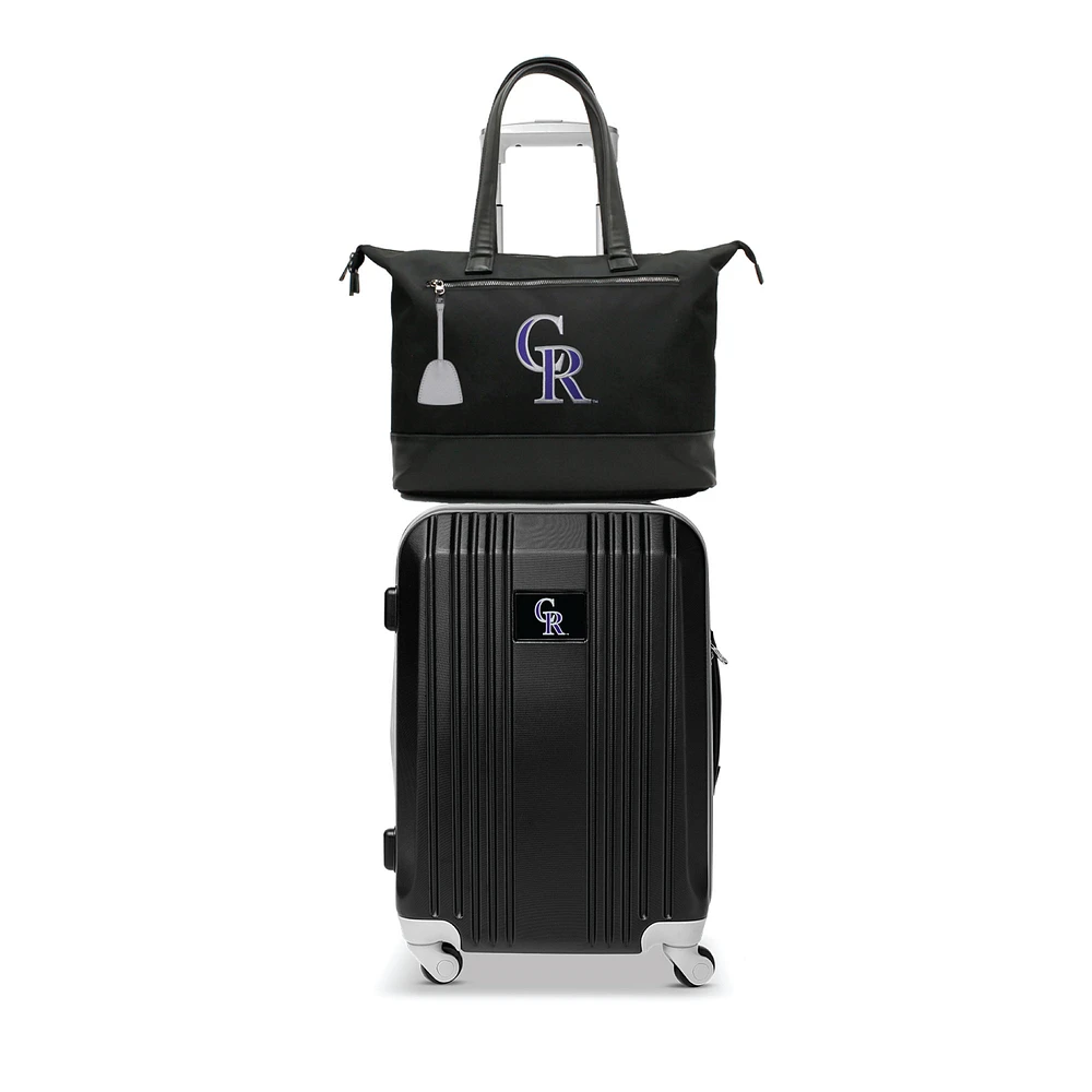 MOJO Colorado Rockies Premium Laptop Tote Bag and Luggage Set