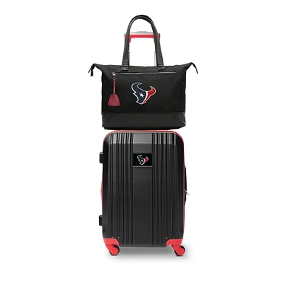 MOJO Houston Texans Premium Laptop Tote Bag and Luggage Set