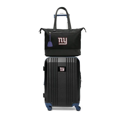 MOJO New York Giants Premium Laptop Tote Bag and Luggage Set