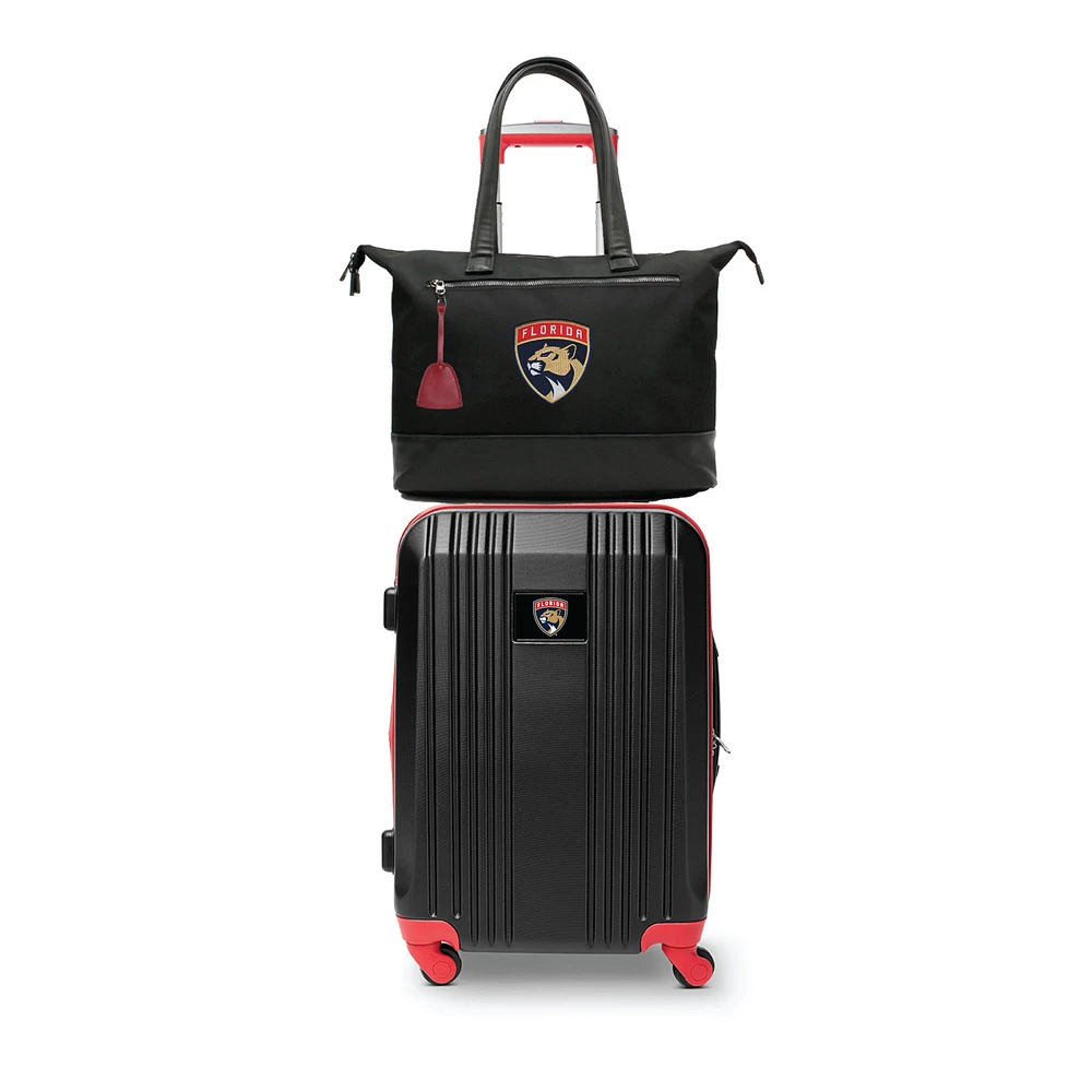 MOJO Florida Panthers Premium Laptop Tote Bag and Luggage Set