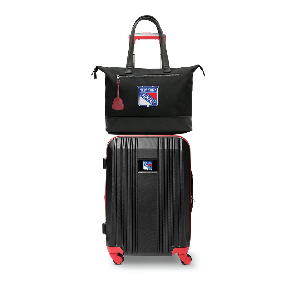 MOJO New York Rangers Premium Laptop Tote Bag and Luggage Set