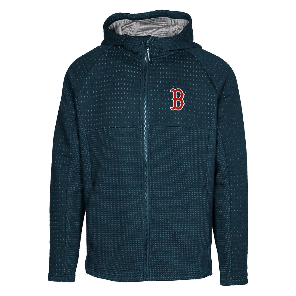 Men's Levelwear Navy Boston Red Sox Durham Full-Zip Hoodie