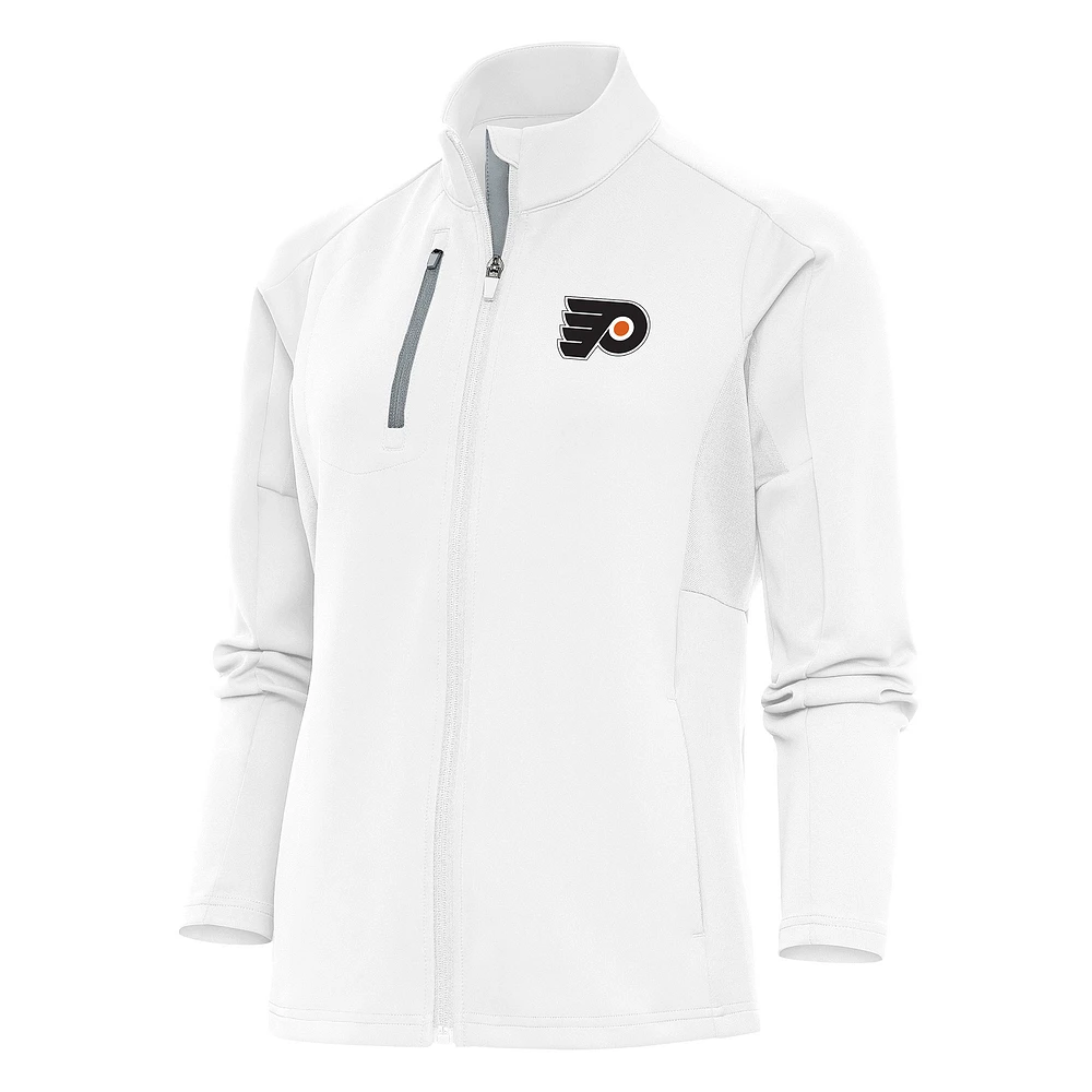 Women's Antigua White Philadelphia Flyers Special Edition 2.0 Generation Full-Zip Jacket