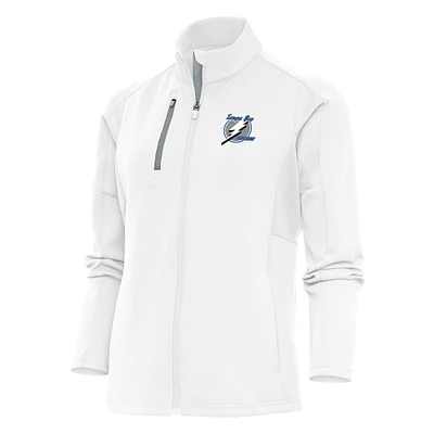 Women's Antigua White Tampa Bay Lightning Special Edition 2.0 Generation Full-Zip Jacket