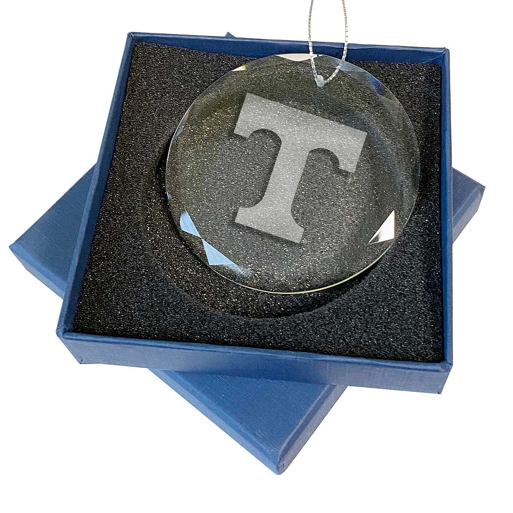 Tennessee Volunteers 3.25'' Laser Engraved Glass Ornament