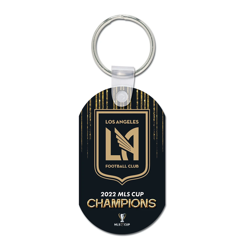 WinCraft LAFC 2022 MLS Cup Champions Metal Key Ring