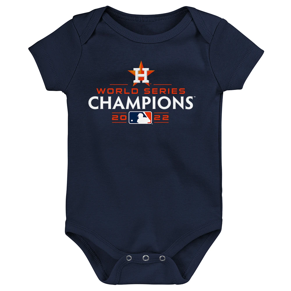 Infant Fanatics Navy Houston Astros 2022 World Series Champions Bodysuit