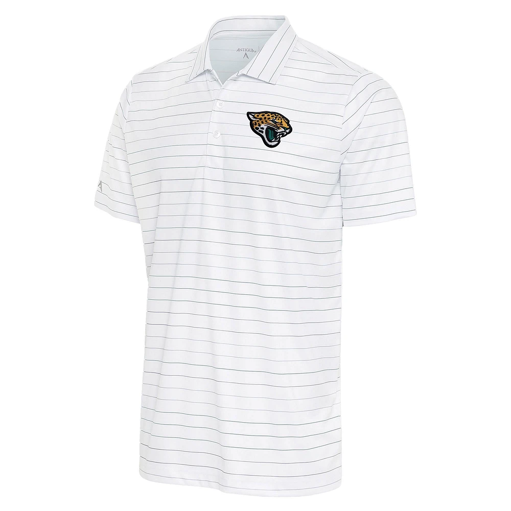 Men's Antigua White/Cream Jacksonville Jaguars Ryder Polo