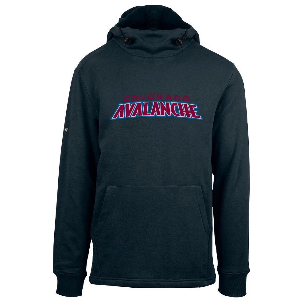 Men's Levelwear Navy Colorado Avalanche Shift Fleece Pullover Hoodie