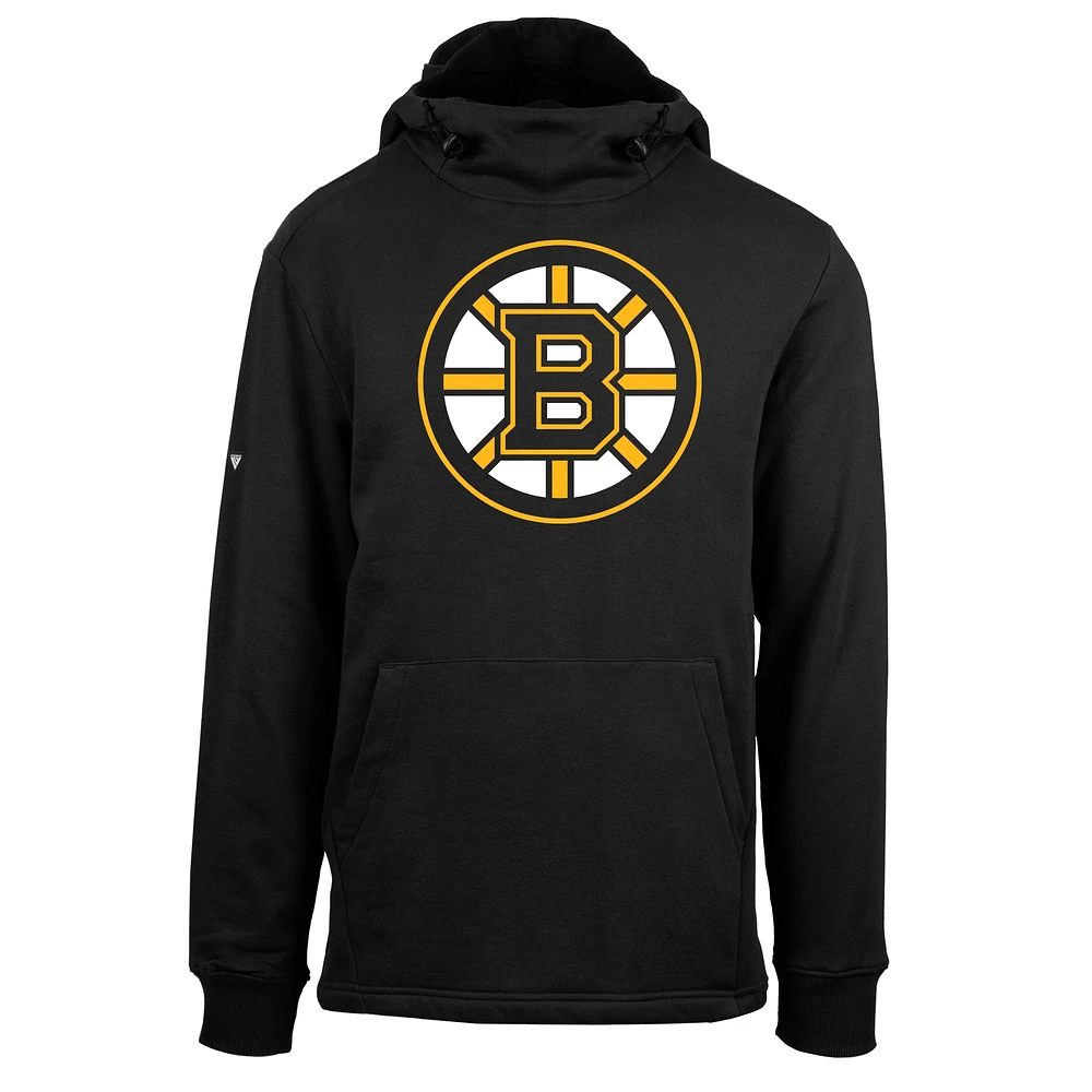 Men's Levelwear Black Boston Bruins Shift Fleece Pullover Hoodie