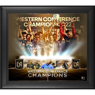 LAFC Framed 15" x 17" 2022 MLS Cup Western Conference Champions Collage