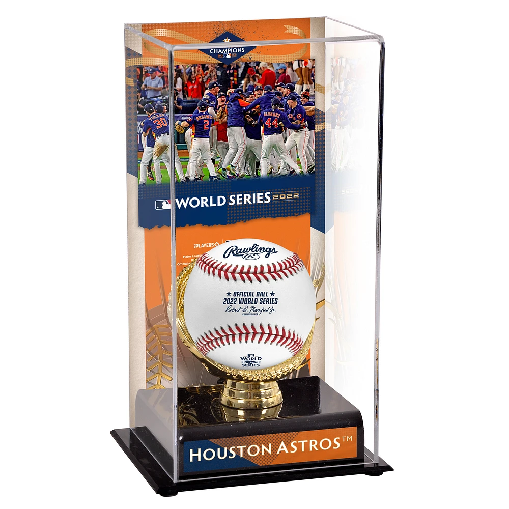 Houston Astros 2022 World Series Champions Sublimated Display Case with Image