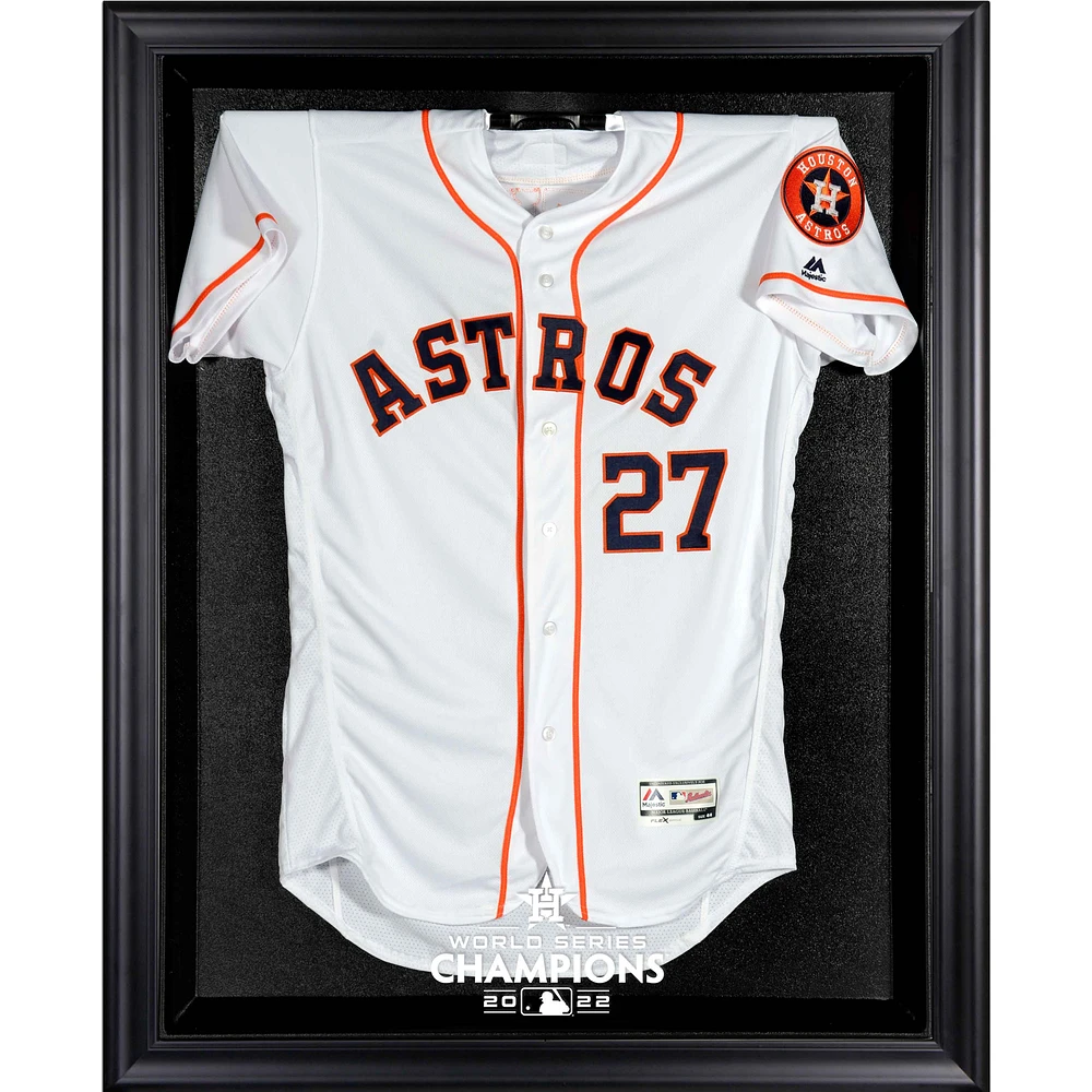 Houston Astros 2022 World Series Champions Framed Logo Jersey Display Case