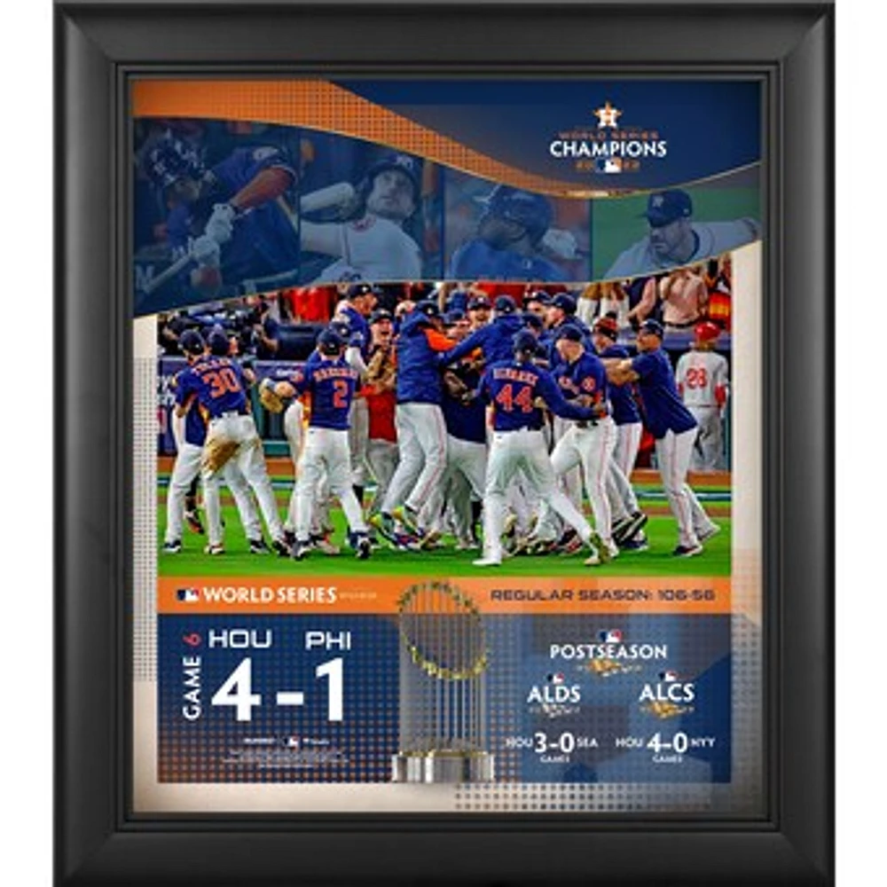 Houston Astros Framed 15" x 17" 2022 World Series Champions Collage