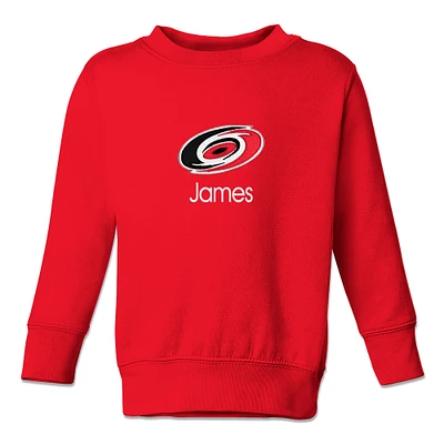 Toddler Carolina Hurricanes Personalized Pullover Sweatshirt