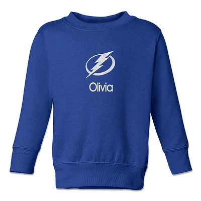 Toddler Tampa Bay Lightning Personalized Pullover Sweatshirt