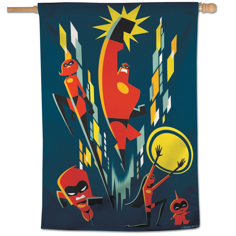 WinCraft The Incredibles Family 28'' x 40'' Single-Sided Vertical Banner