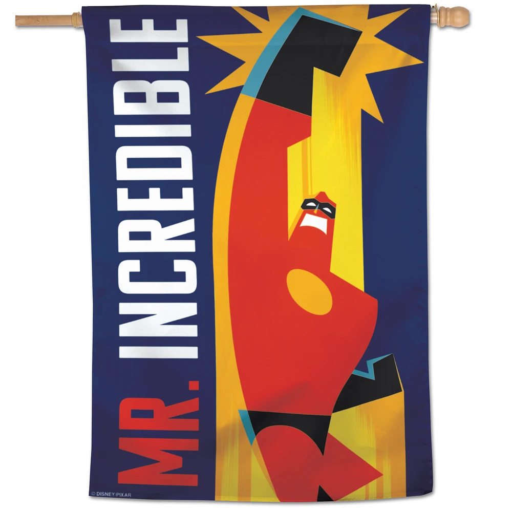 WinCraft The Incredibles Mr. Incredible 28'' x 40'' Single-Sided Vertical Banner