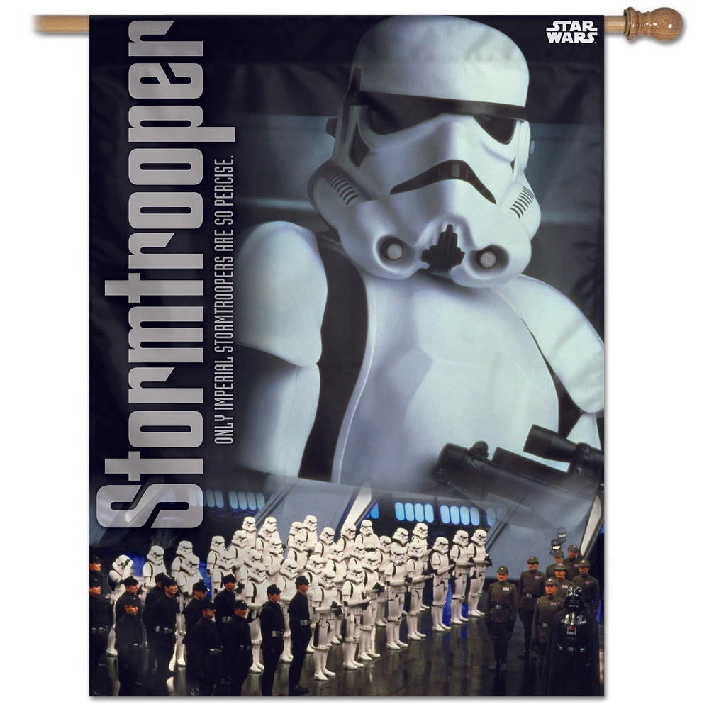 WinCraft Star Wars Stormtrooper 28'' x 40'' Single-Sided Vertical Banner