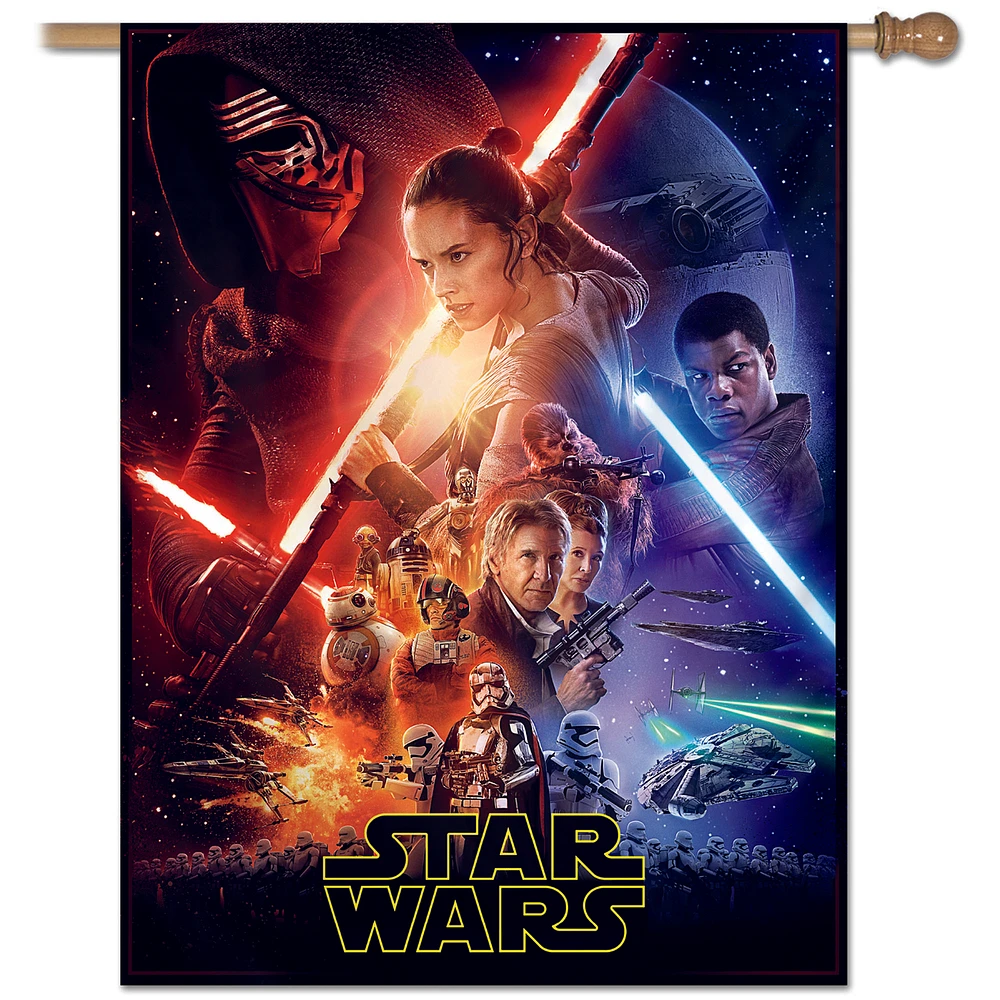 WinCraft Star Wars The Force Awakens 28'' x 40'' Single-Sided Vertical Banner