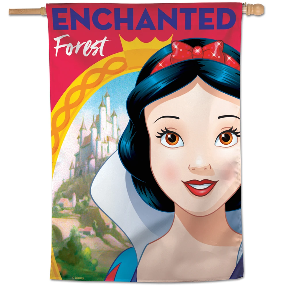 WinCraft Snow White Enchanted Forest 28'' x 40'' Single-Sided Vertical Banner