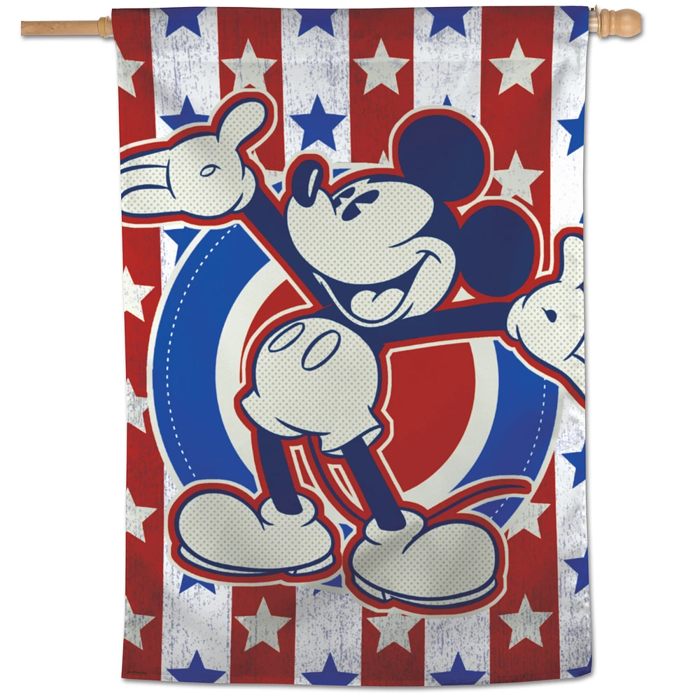 WinCraft Disney Stars & Stripes 28'' x 40'' Single-Sided Vertical Banner