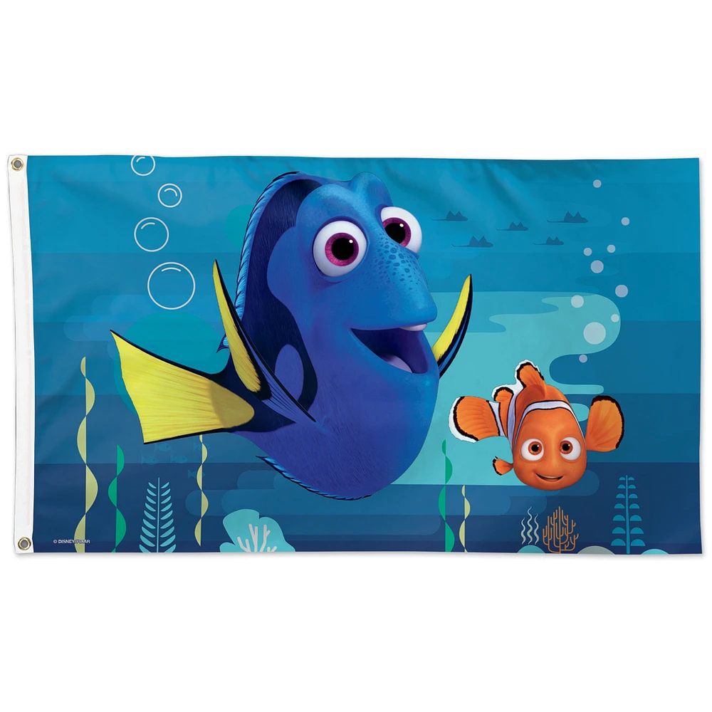 WinCraft Finding Nemo Dory & Nemo 3' x 5' Single-Sided Deluxe Flag