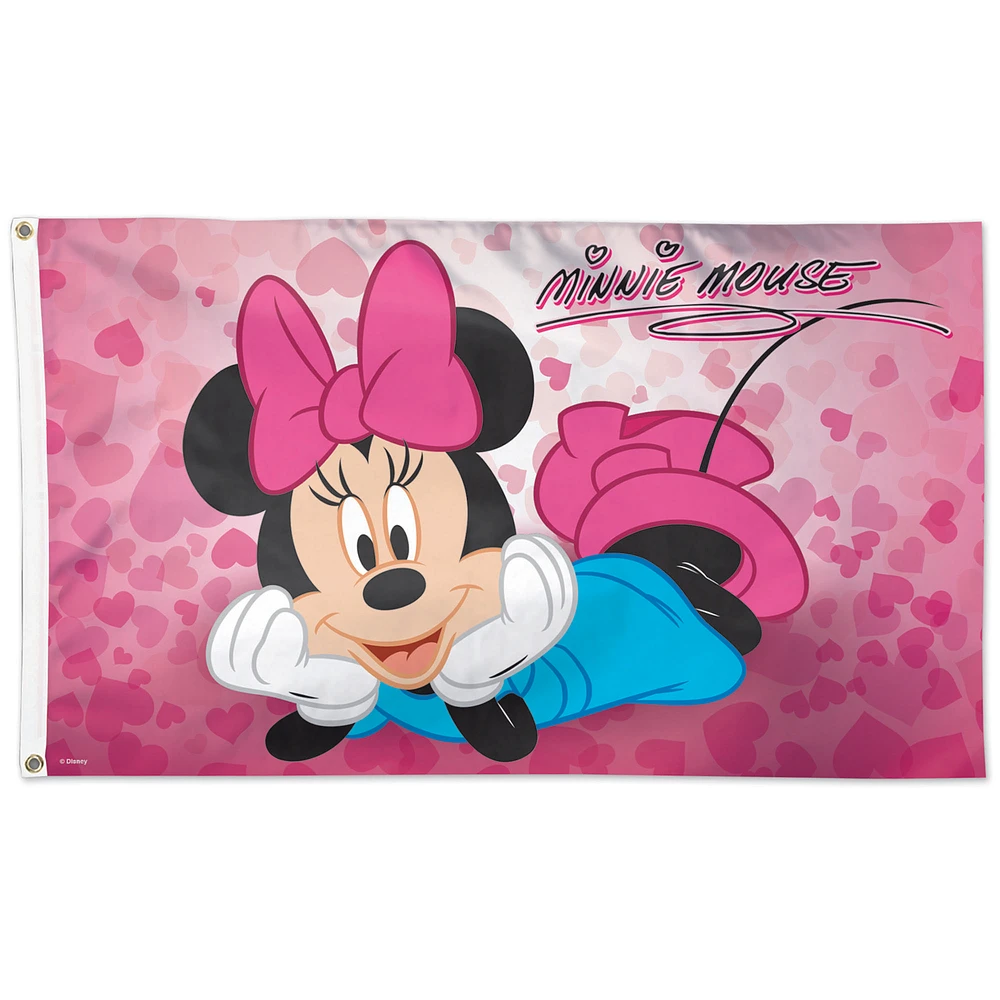 WinCraft Disney Minnie 3' x 5' Single-Sided Deluxe Flag