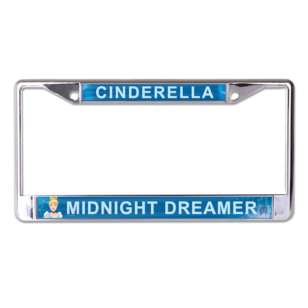 WinCraft Cinderella Midnight Dreamer Printed Team Metal License Plate Frame