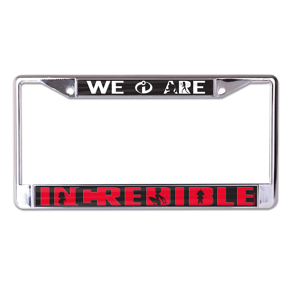 WinCraft The Incredibles Printed Team Metal License Plate Frame