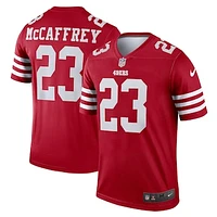 Men's Nike Christian McCaffrey Scarlet San Francisco 49ers Legend Player Performance Top