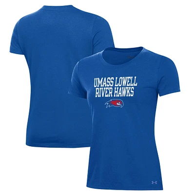 Women's Under Armour Blue UMass Lowell River Hawks Performance T-Shirt