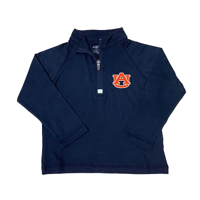 Toddler Garb Navy Auburn Tigers Matthew Quarter-Zip Pullover Top