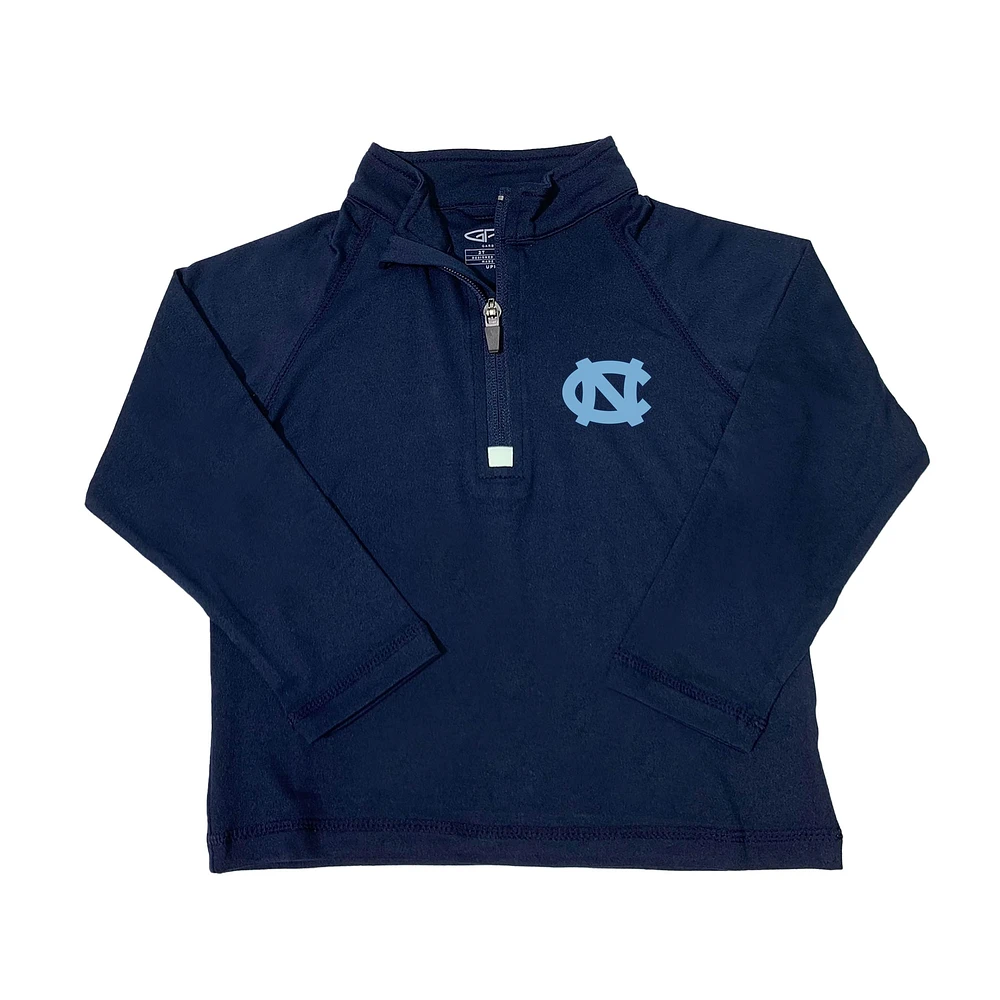Toddler Garb Navy North Carolina Tar Heels Matthew Quarter-Zip Pullover Top
