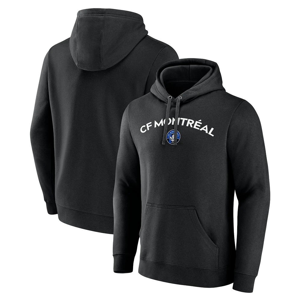 Men's Black CF Montreal Victory Arch Pullover Hoodie