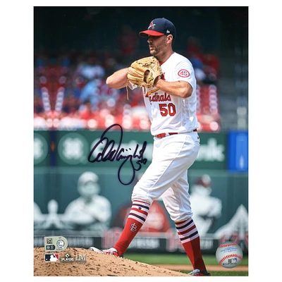 Adam Wainwright St. Louis Cardinals Autographed 8" x 10" Ready to Pitch Photograph