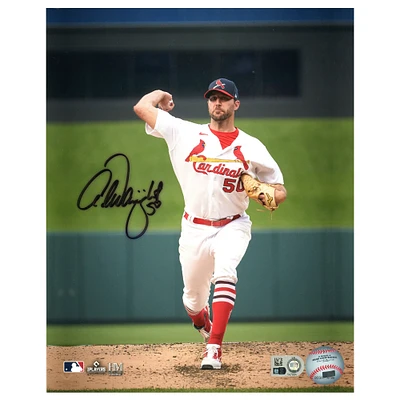 Adam Wainwright St. Louis Cardinals Autographed 8" x 10" Pitch Forward Facing Photograph