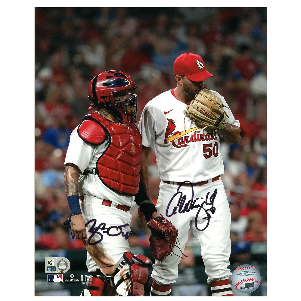 Adam Wainwright & Yadier Molina St. Louis Cardinals Multi-Signed 8" x 10" Photograph