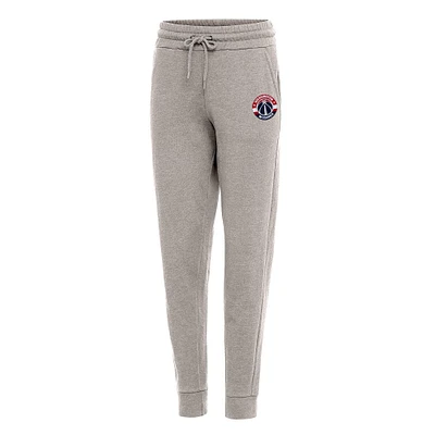 Women's Antigua Oatmeal Washington Wizards Action Jogger Pants