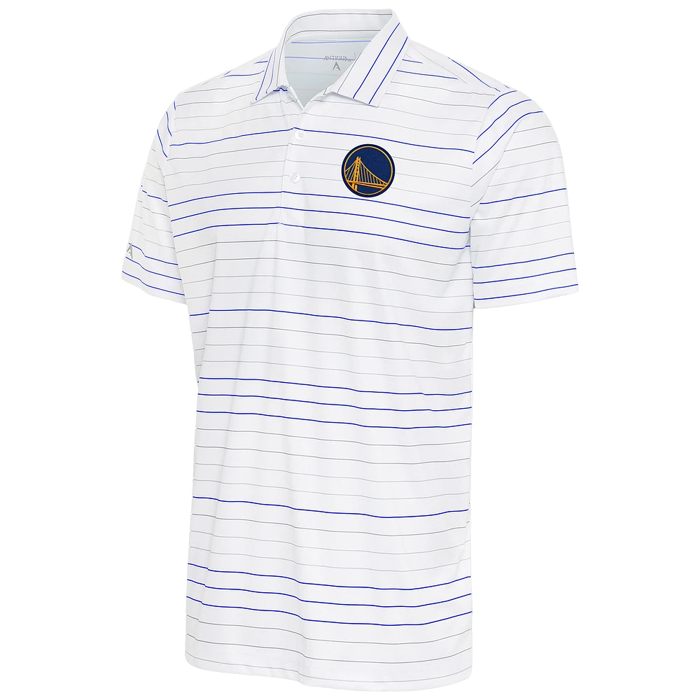 Men's Antigua White/Royal Golden State Warriors Ryder Polo