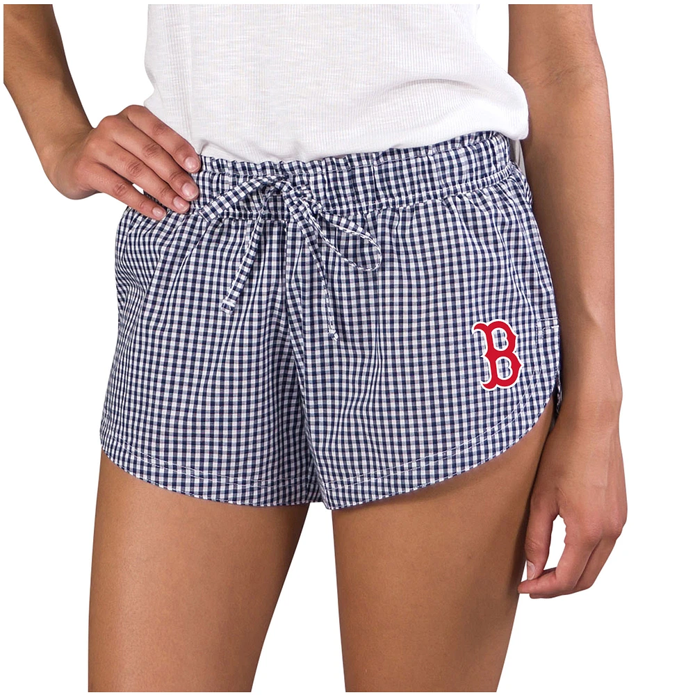 Women's Concepts Sport Navy Boston Red Sox Tradition Woven Shorts