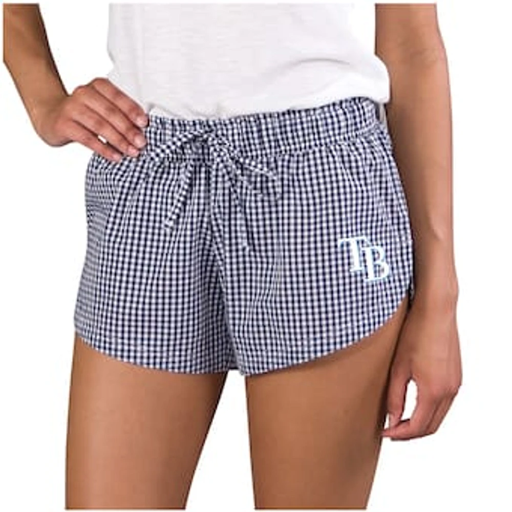 Women's Concepts Sport Navy Tampa Bay Rays Tradition Woven Shorts